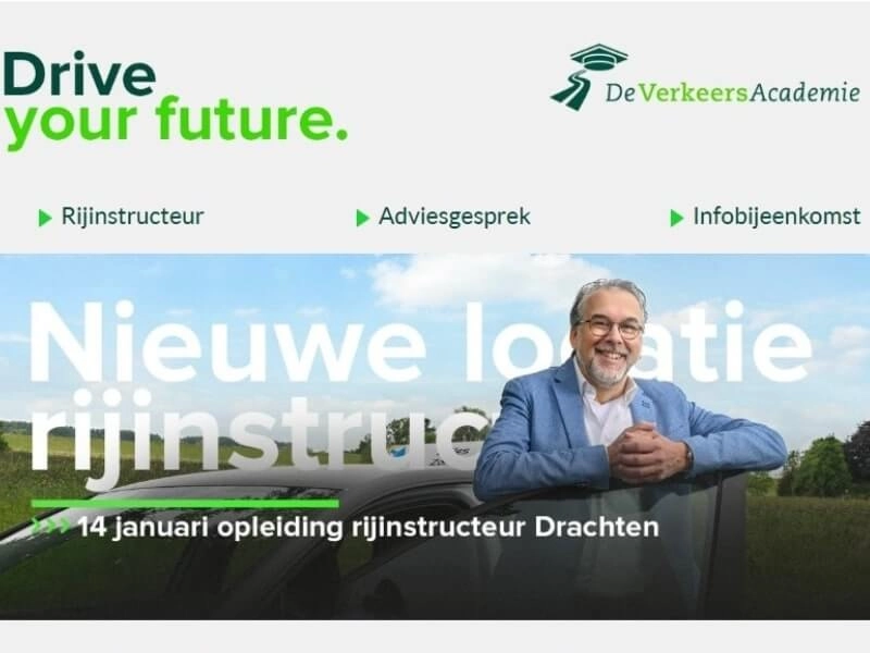 Vanaf 14 januari, nieuwe rijinstructeur opleiding in Drachten