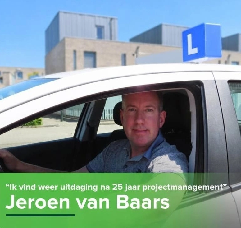 Het succesverhaal van rijinstructeur Jeroen bij De VerkeersAcademie
