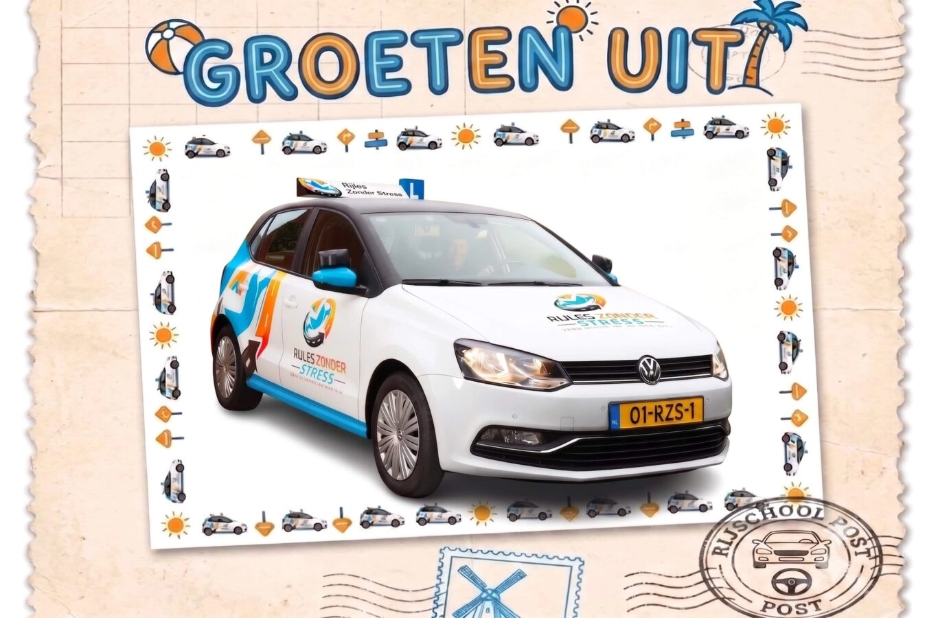 Rijinstructeurs Rijles Zonder Stress op vakantie