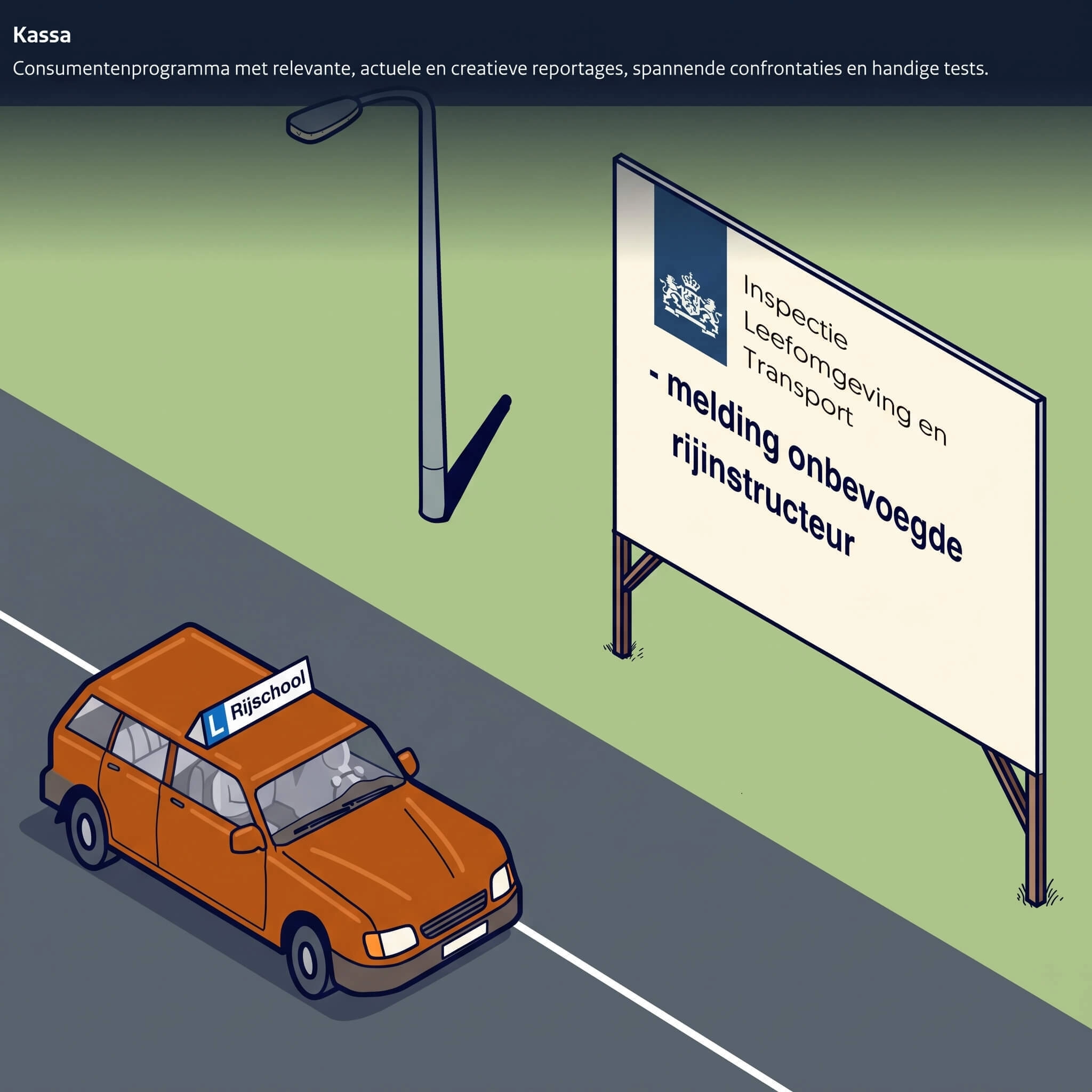 Uitzending Kassa: 1 op de 12 rijinstructeurs onbevoegd